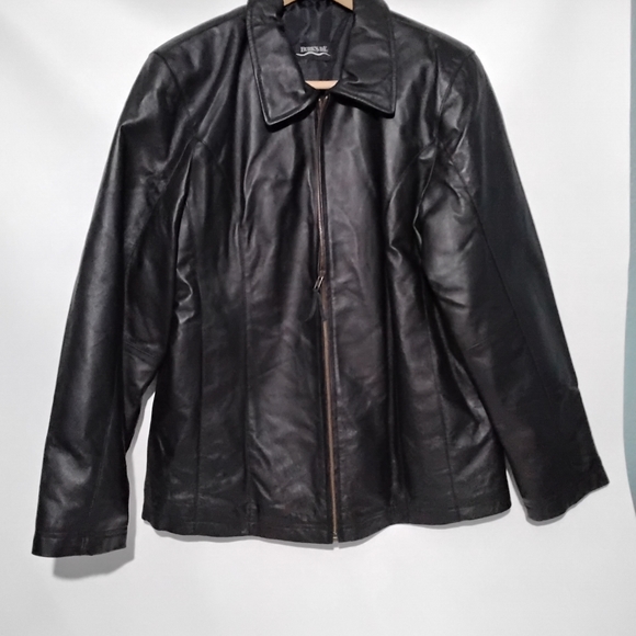 Burks Bay Jackets & Blazers - Like New Women's Burks Bay Leather Jacket Sz L